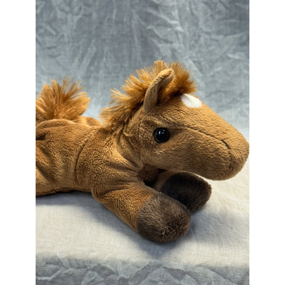 Unipak Brown Horse Plush Stuffed Animal Bean Bag Toy 7 Inch 2015